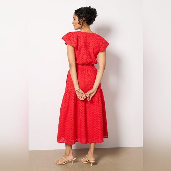 NWOT Evereve Daisy Eyelet Dress Size XL - Picture 5 of 12